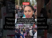 'Here just being American': Tens of thousands gather in Chicago for 'No Kings' protest