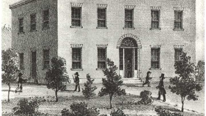 How did the College Hill neighborhood get its name?