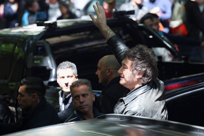 Argentines vote in high-stakes test of Milei's libertarian vision