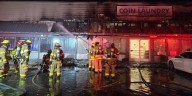 Two firefighters injured following laundromat fire on Cedar Bluff Road, Rural Metro says