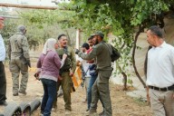 Israeli settlers beat Palestinian farmers on video as attacks mount during West Bank olive harvest
