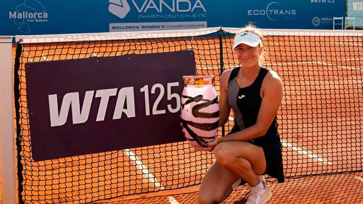 Solana Sierra campeona en Mallorca: ganó el WTA 125 y se mete entre las 75 mejores del mundo