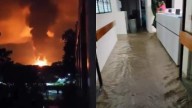 Desastre en La Ceiba, Xicotepec: lluvias, explosión de ducto de Pemex e inundaciones dejan a hospital sin luz