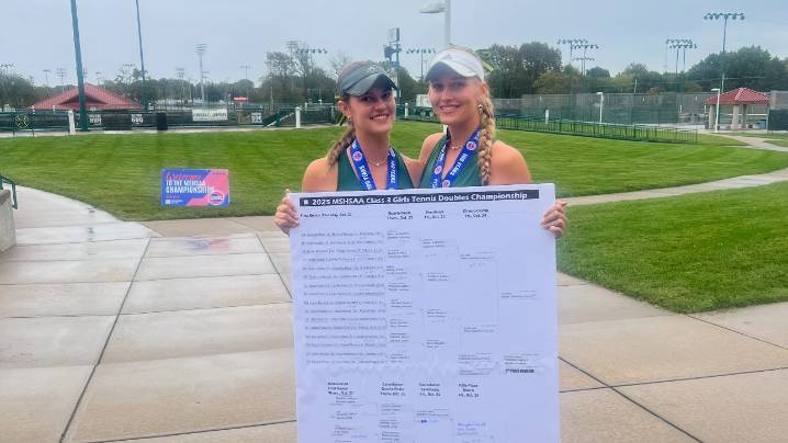 Rock Bridge's Kimes, Stamose win Class 3 State Doubles tennis title