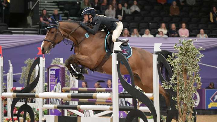 ‘A bit of a journey’: rider who had two brain surgeries excels at HOYS 