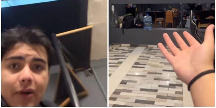 Estudiante de Ingeniería Biomédica vive en una cisterna sin baño ni toma de agua en CDMX