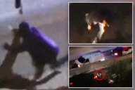 California car thief mowed down and killed on live TV in shocking footage