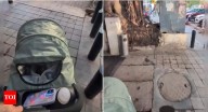 'Reality of being pedestrian parent': Canadian highlights poor footpath conditions in India; video goes viral