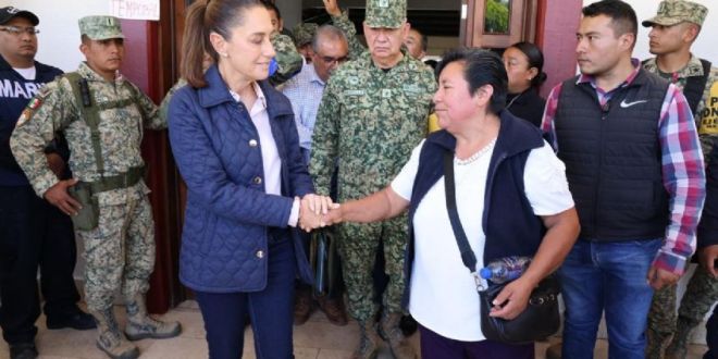 Sheinbaum anuncia que visitará Puebla, Veracruz e Hidalgo tras afectaciones