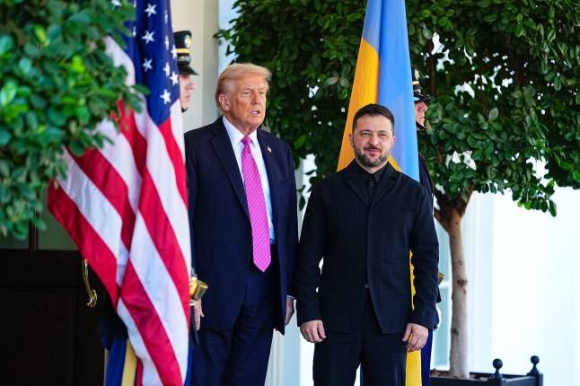 Trump meets Zelensky over Tomahawks which ‘could end war’ hours after phone call with Putin