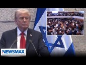 'Skies are calm,' President Donald got a standing ovation as he addressed the Knesset in Jerusalem