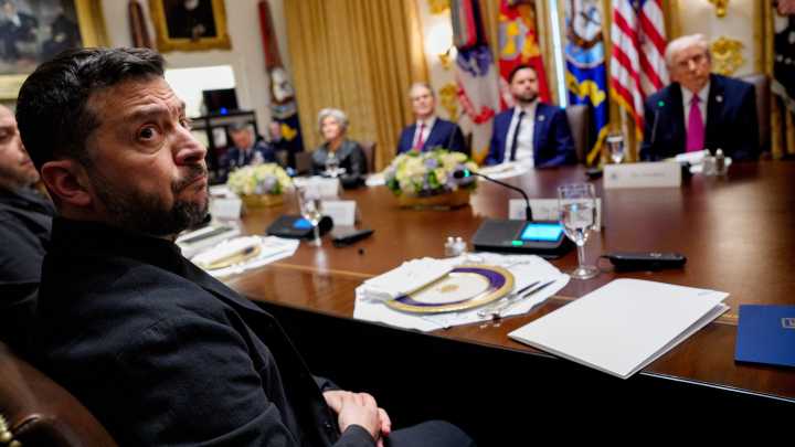 In tense meeting, Trump told Zelensky to concede land…