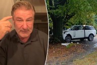 Alec Baldwin addresses crashing wife Hilaria’s car into a ‘big fat tree’