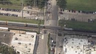 Stuck train causing hours-long traffic between Southwest Freeway, San Felipe
