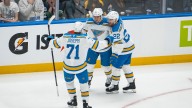 Brayden Schenn’s ‘elite’ praise for Blues rookie after Canucks win