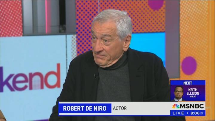Robert De Niro Calls Stephen Miller a ‘Nazi’ In Wild MSNBC Rant