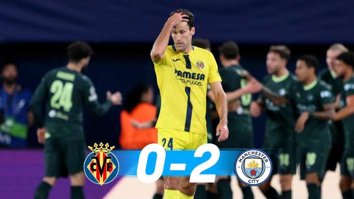 El Manchester City le enseña al Villarreal la dureza de la Champions