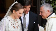La boda de Fernando Palazuelo y Micaela Bolmont reúne en Cáceres a la alta sociedad peruana y española