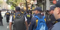 La marcha de jubilados en el Congreso volvió a realizarse, con un fuerte despliegue policial