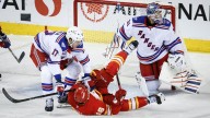 Rangers flame out in Calgary in first game of long road trip