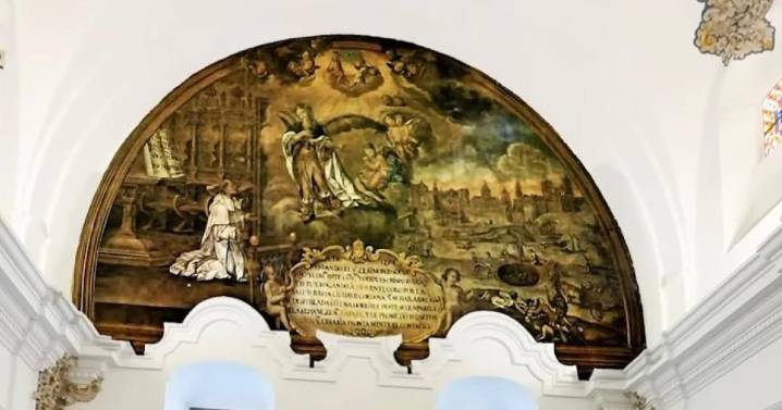 La Diputación de Córdoba recuperará el lienzo que recrea la primera aparición de San Rafael en la ciudad