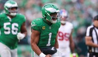 No la pasan bien: Con importante lesión, Giants cae por sexta vez en la NFL ante Philadelphia