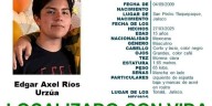 Localizan con vida a Edgar Axel Ríos Urzúa, estudiante de la UdeG