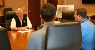 U.S. Rep. Troy Downing tours Helena airport as federal shutdown continues