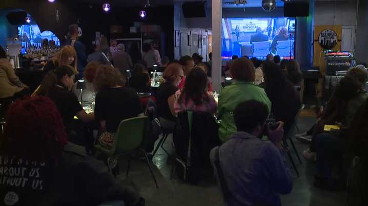 Detroit voters react to mayoral debate at Corktown watch party