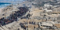 Los civiles desplazados regresan al norte de Gaza tras el acuerdo de alto el fuego entre Hamas e Israel
