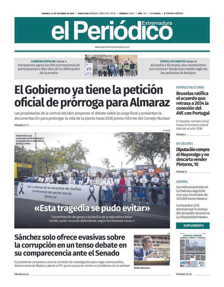 Consulta la portada correspondiente al día 31 de octubre de 2025