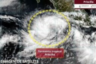Se forma tormenta tropical 'Priscilla' en el Pacífico