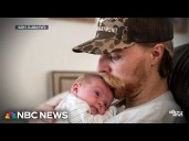 Good news: Firefighter reunited with newborn son