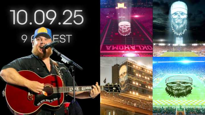 Is Luke Combs teasing a college stadium Tour? OU among schools dropping hints