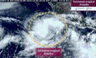 Tormenta tropical “Priscilla” amenaza con convertirse en huracán