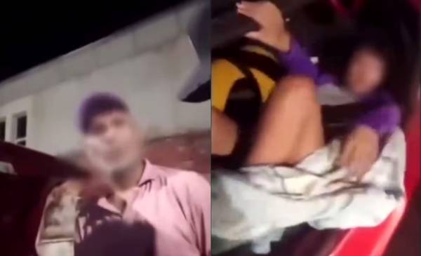 Taxista dio positivo de alcoholemia y cuando le revisaron el auto encontraron a su pareja en el baúl