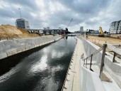 Barriers removed at McCoys Creek as city deepens channel to reduce flooding