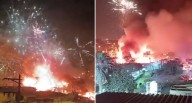 SJM: Incendio en Pamplona Alta alcanzó una fábrica clandestina de pirotécnicos 