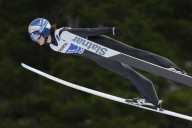 World champion ski jumper Alex Loutitt puts in the work to return to her sport