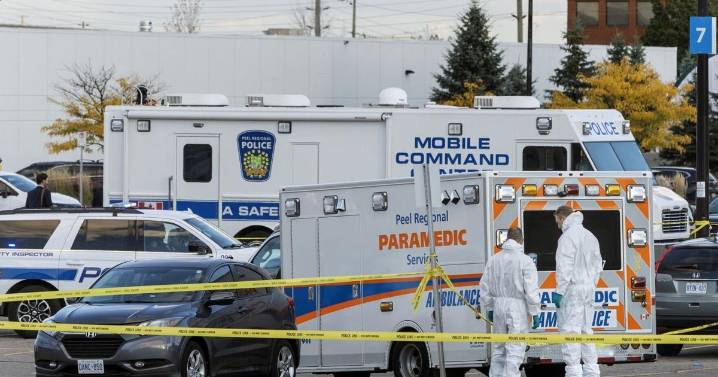 Woman dead after daylight shooting at Brampton plaza