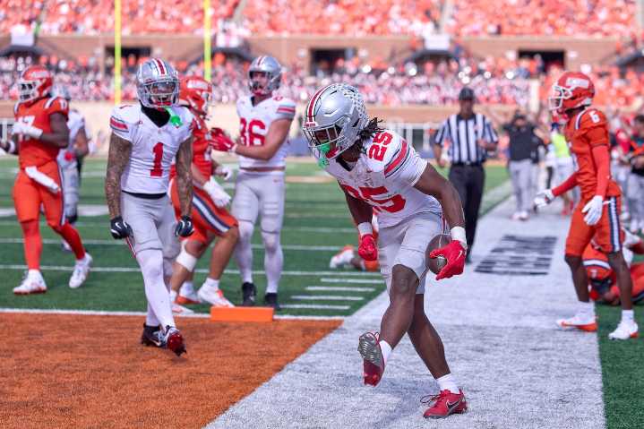 Where Ohio State football ranks in the AP Top 25 after beating Illinois