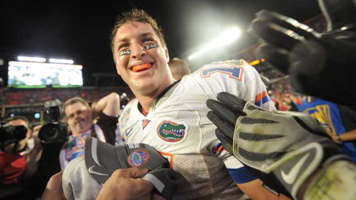 What advice does Florida football legend Tim Tebow have for QB DJ Lagway?