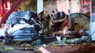 Violent crash leaves 1 person dead, passengers trapped in North Hollywood