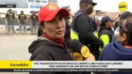 “Estamos asustados”: transportistas informales realizaron un plantón tras asesinato de chofer de combi en Lurín
