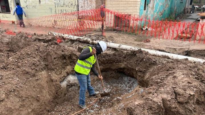 Pese a lluvias, trabaja JMAS para concluir obras en la Lerdo