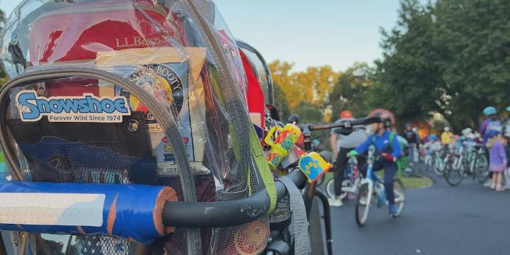 Mary Munford students bike to school as beloved principal continues recovery