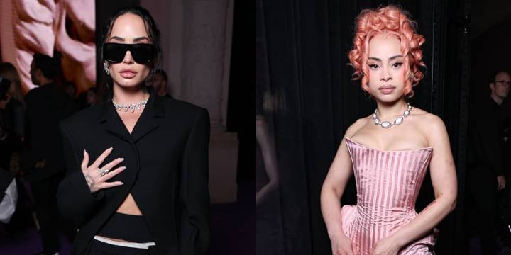 Demi Lovato, Ice Spice & More Stars Attend Messika Show Front Row During Paris Fashion Week | Carla Bruni, Charlotte Lawrence, Dadju, Demi Lovato, Fashion, Gunna, Ice Spice, Kiko Mizuhara, Lauren Tsai