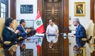 Titulares del JNE, ONPE y Reniec se reúnen con presidente José Jerí en Palacio de Gobierno