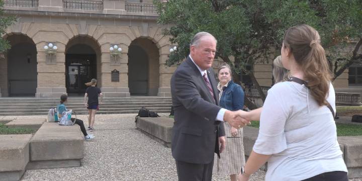 A&M Interim President Tommy Williams vows stability during first media appearance