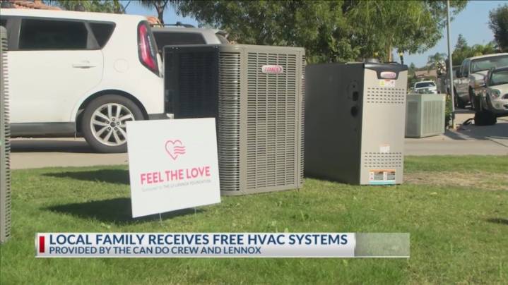 Feel the Love: Swarthourt family receives HVAC system in time of need